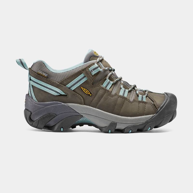 Zapatos Trekking Keen Targhee II Waterproof Para Mujer Negros Verde Oliva/Azules - Zapatos Keen Mexi